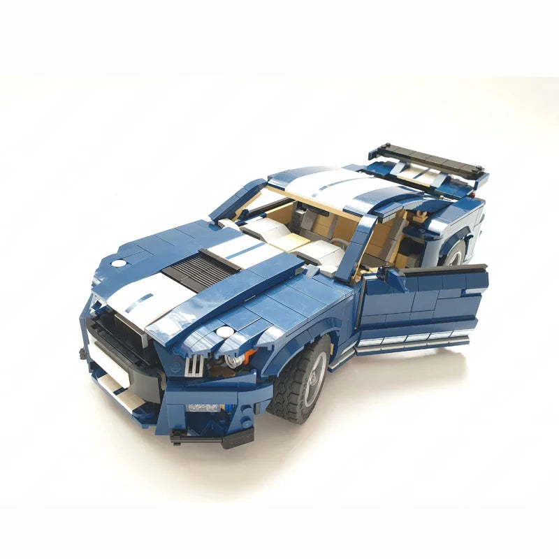 NEW MOC-10265 Mustangs Shelby GT500 Building Block Car Bricks F150 Raptor Classic Pickup Assembled Model DIY Toys Birthday Gifts