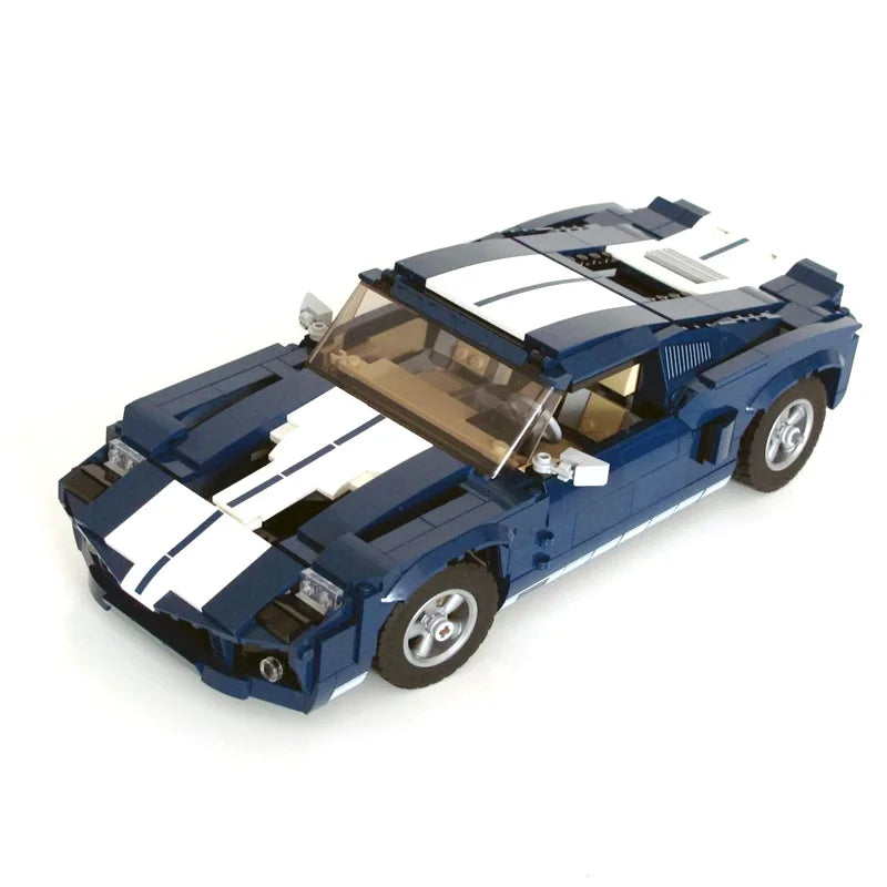 NEW MOC-10265 Mustangs Shelby GT500 Building Block Car Bricks F150 Raptor Classic Pickup Assembled Model DIY Toys Birthday Gifts