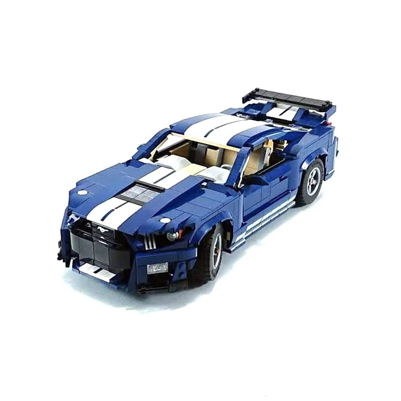 NEW MOC-10265 Mustangs Shelby GT500 Building Block Car Bricks F150 Raptor Classic Pickup Assembled Model DIY Toys Birthday Gifts