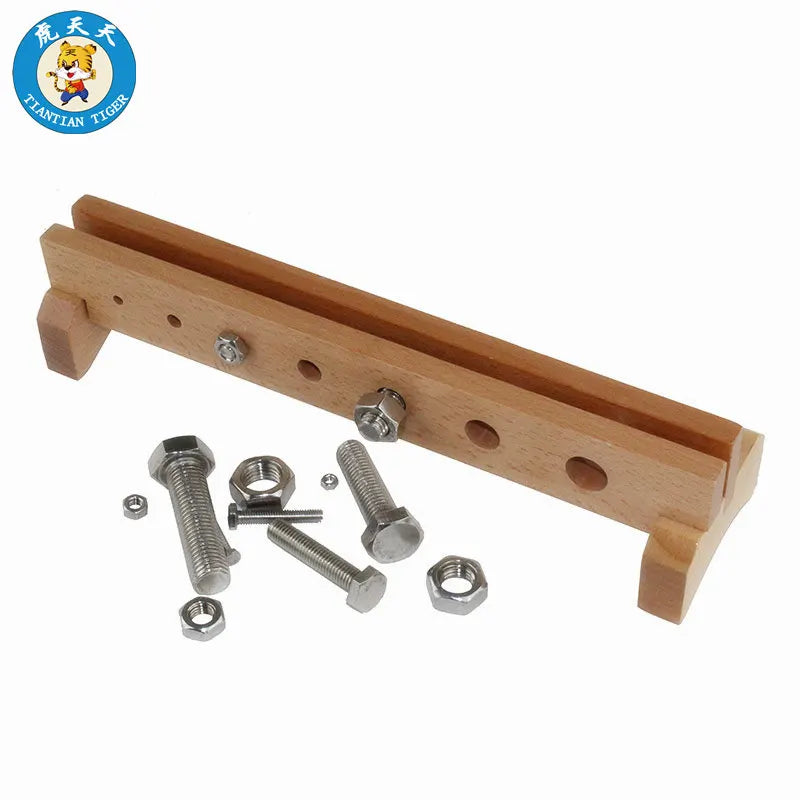 Baby Montessori Early Educational Wooden Toys Preschool Teaching Aids Nuts and Bolts Set