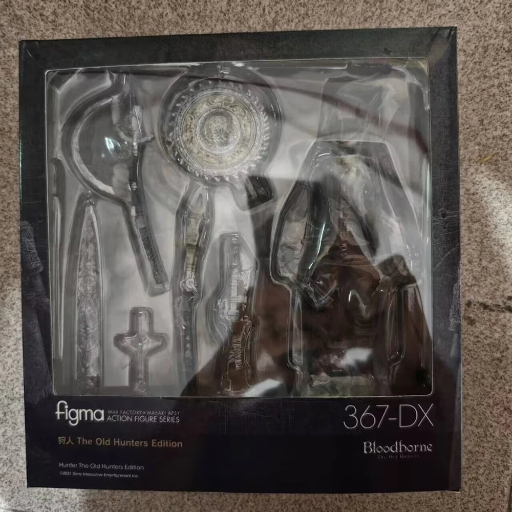 Bloodborne Figma 367 Figure Anime Figma 367 DX Bloodborne The Old Hunters Figure Game PVC Decoration Model Handmade  Gifts