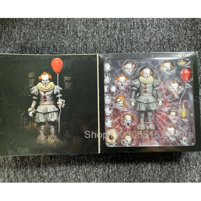 NECA The Many Faces Of Pennywise Action Figure Change Face Pennywise Toys Collectible Model Birthday Gift