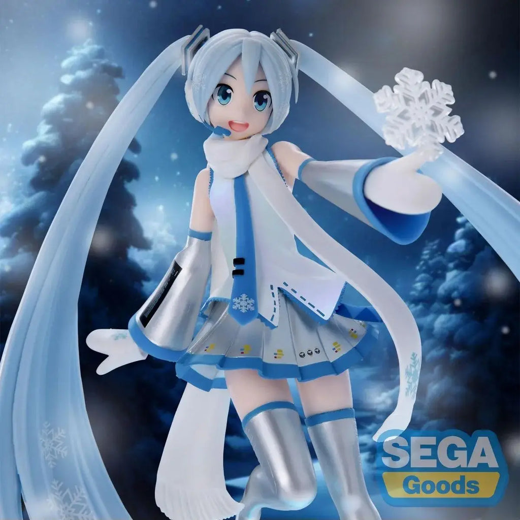 Judai Original SEGA VOCALOID Hatsune Miku SNOW MIKU Sky Town PVC Action Figure Model Collection Doll Toys