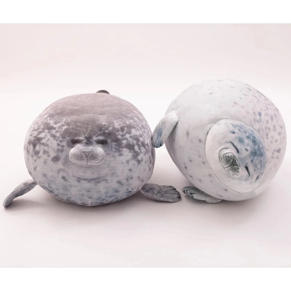 Animal-fat-seal Stuffed Watona Seal Angry Blob Chubby 3d Novelty Sleeping Pillow Plush Stuffed Doll Kids Girls Birthday Gifts