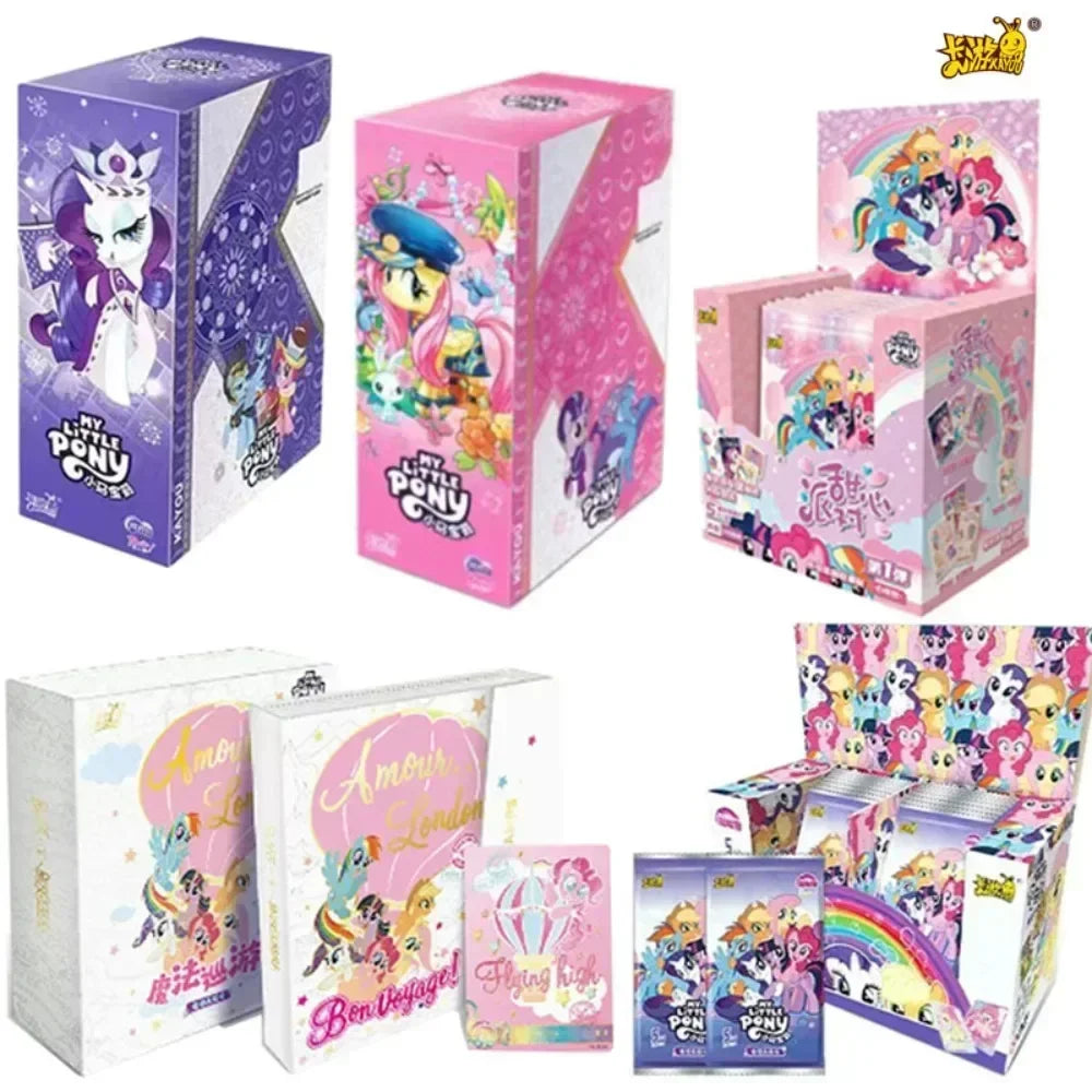 Genuine KAYOU My Little Pony Card Game My Little Pony Cards Box Friendship Forever Flash Card Rare SC SGR Cards Toy Gift