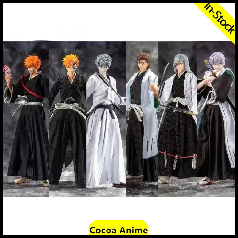 In Stock GT Model Bleach Kurosaki Ichigo Aizen Sousuke Ukitake Jushiro Ichimaru Gin SHF Anime Action Figure Toys Gifts