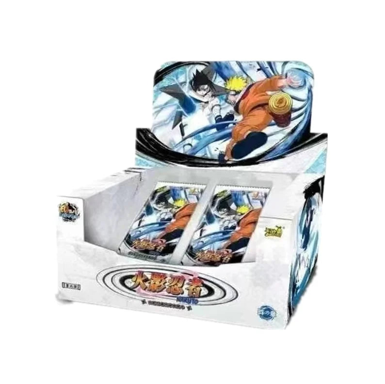 KAYOU Naruto Cards Vortex Collectible Card Games Anime Party Playing Toys Kids Album Collection Children Gift Hobby Boxes Paper