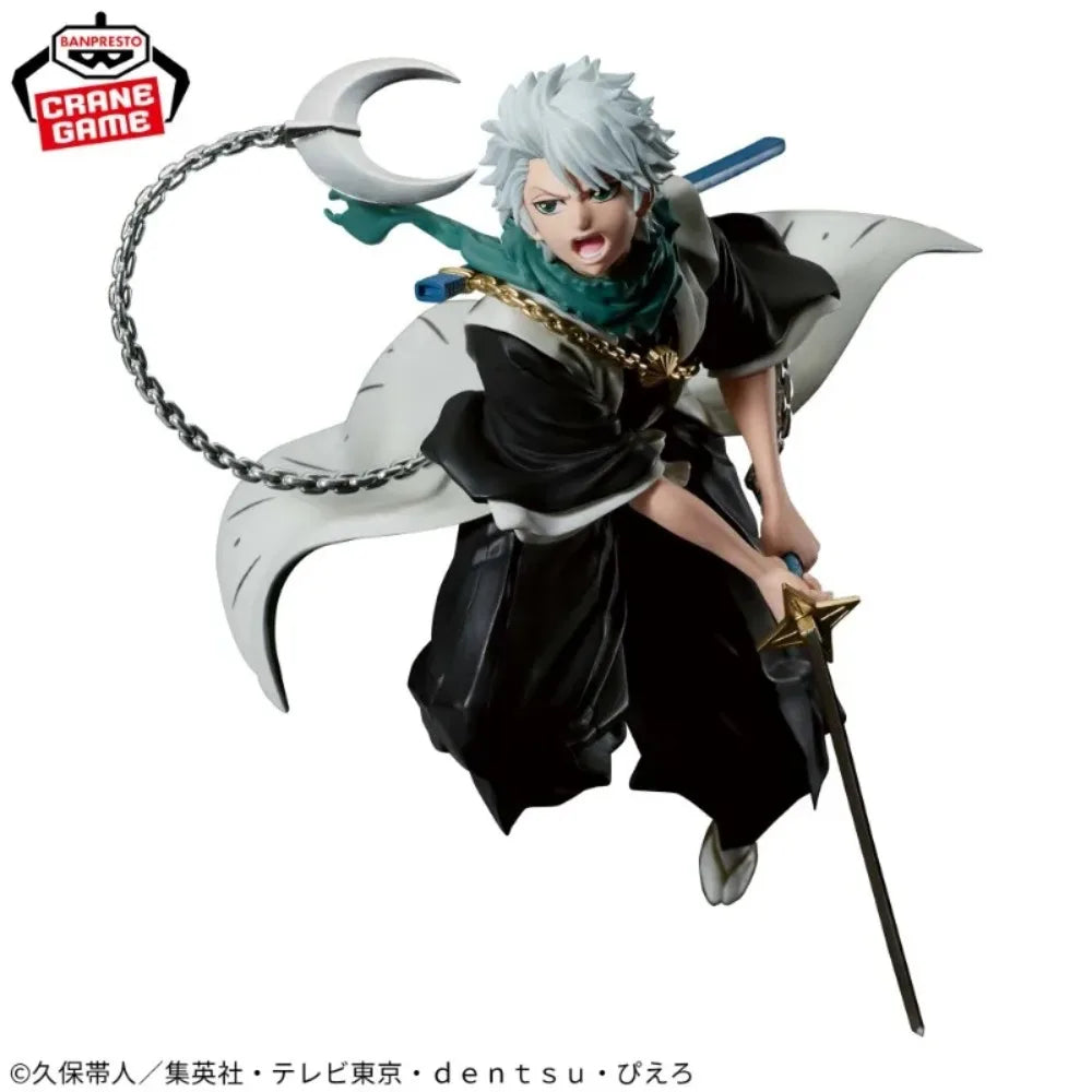 In Stock BANDAI BANPRESTO BLEACH VIBRATION STARS Hitsugaya Toushirou Anime Figure Toys 14cm PVC Model Collector Birthday Gift