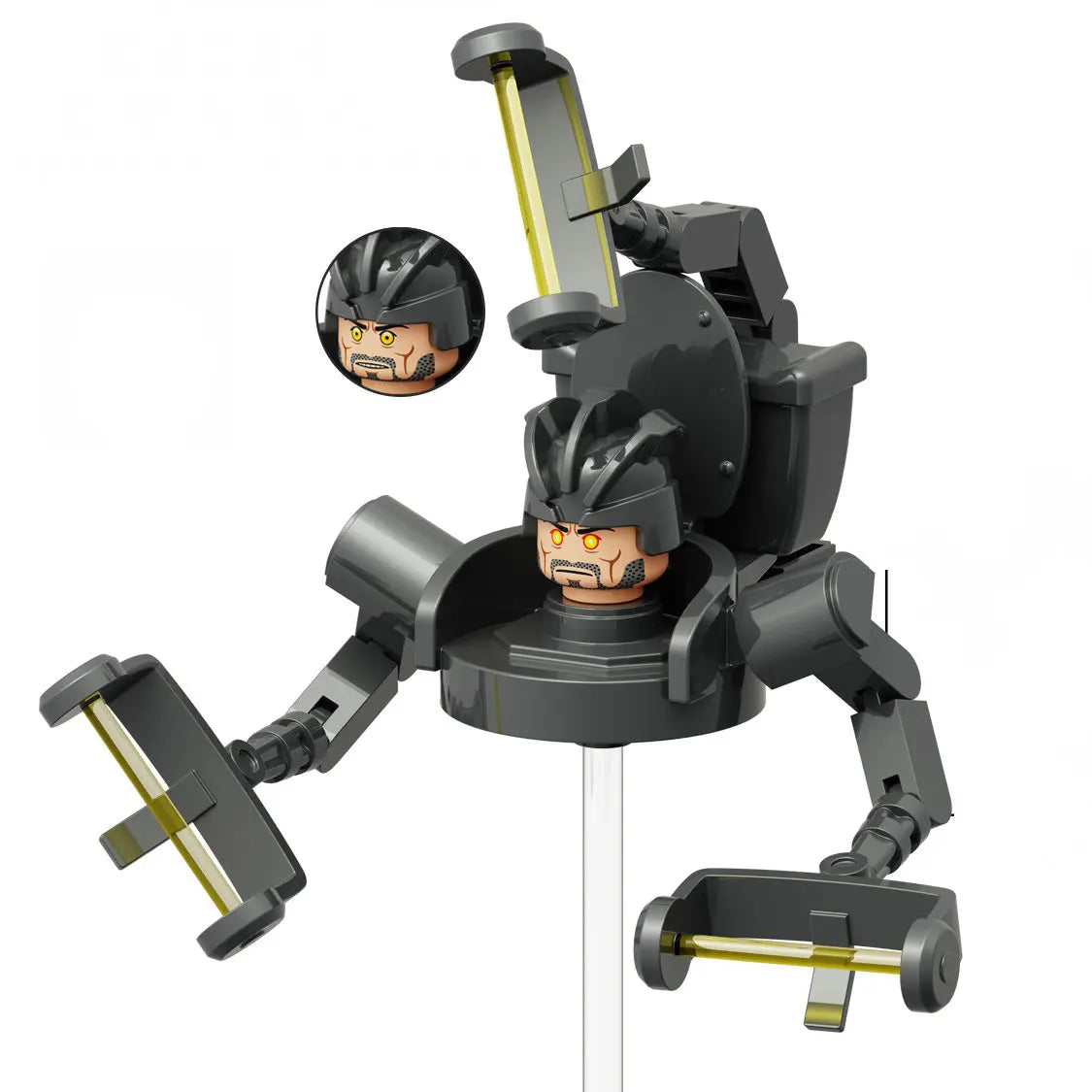 4CM Skibidi Toilet Man Mini Figure Monitor Building Blocks Audio Camera Man Toys Boy Children Christmas Birthday Gift