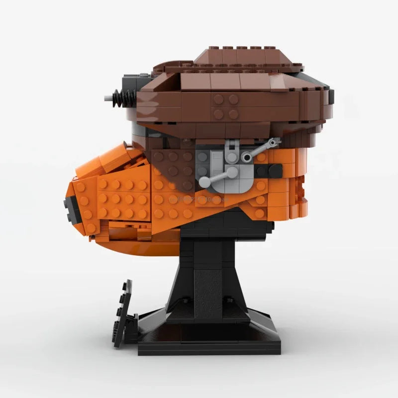 Moc 600pcs Star Battle Leia’s Boushh Helmets Model Building Blocks Bricks Diy Education Assembly  for Kids  presents
