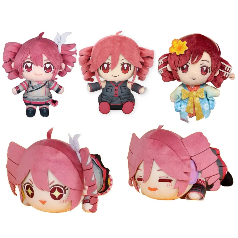 Kasane Teto Plush Dolls Cute Vtuber Dress-up Plush Puppets Toys for Children Adults Collectible Gifts Animation Plushies