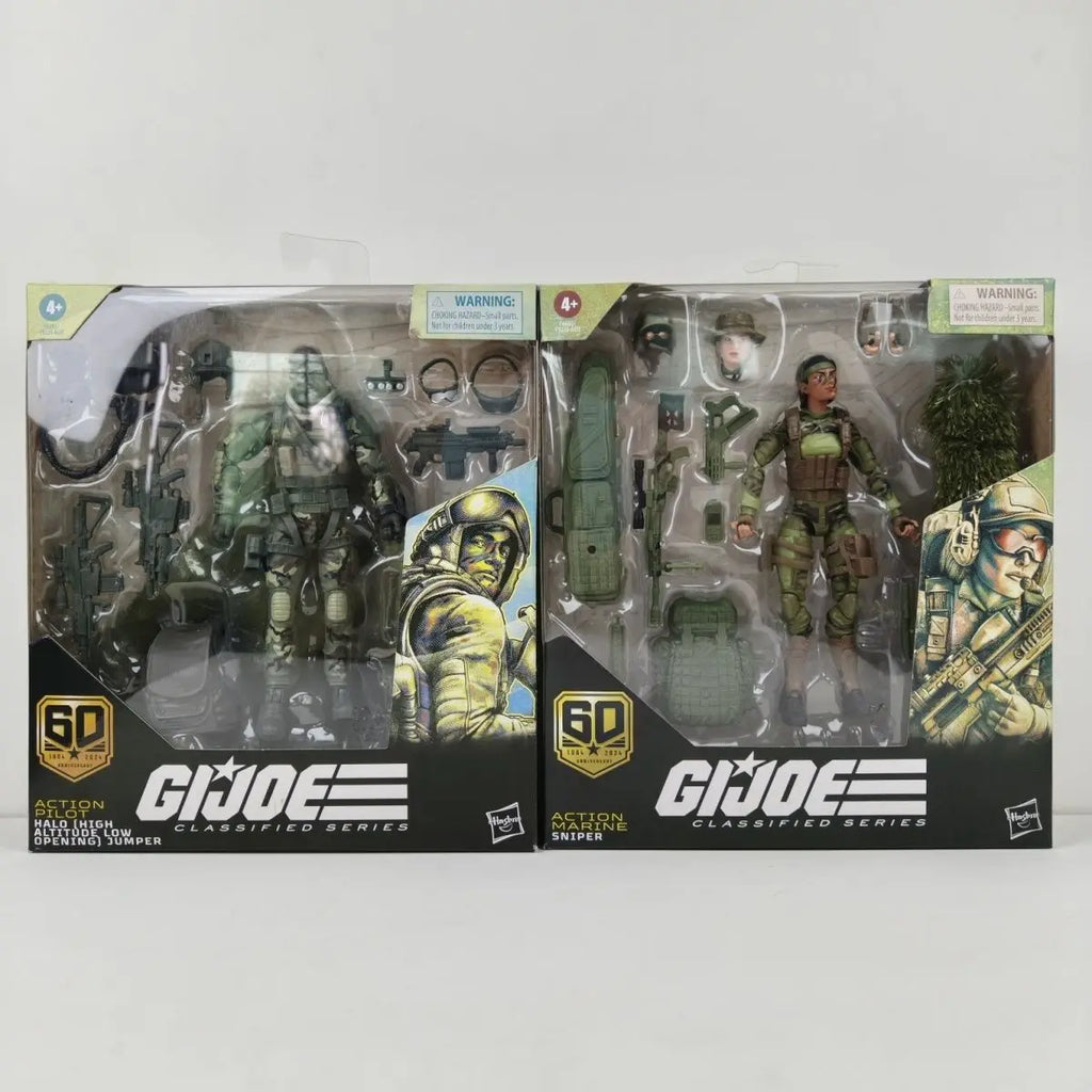In Stock 1/12 G.i.Joe Classified Series Dreadnok Road Pig & Rawkus Marine Sniper Pilot Halo Jumper Action Figures Toys Gifts