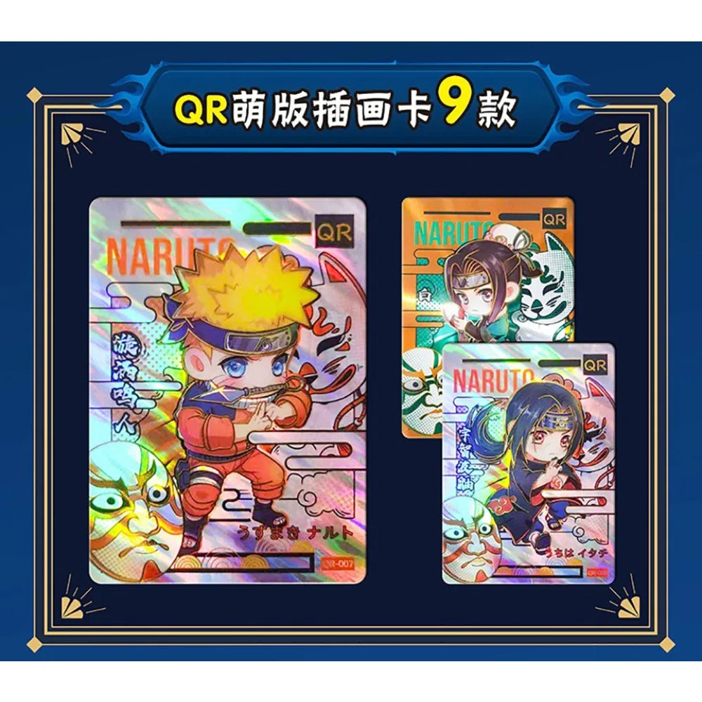 Genuine NARUTO Card For Children Fantasy Adventure Anime Nohara Rin Hatake Kakashi Limited Game Collection Card Toys For Family