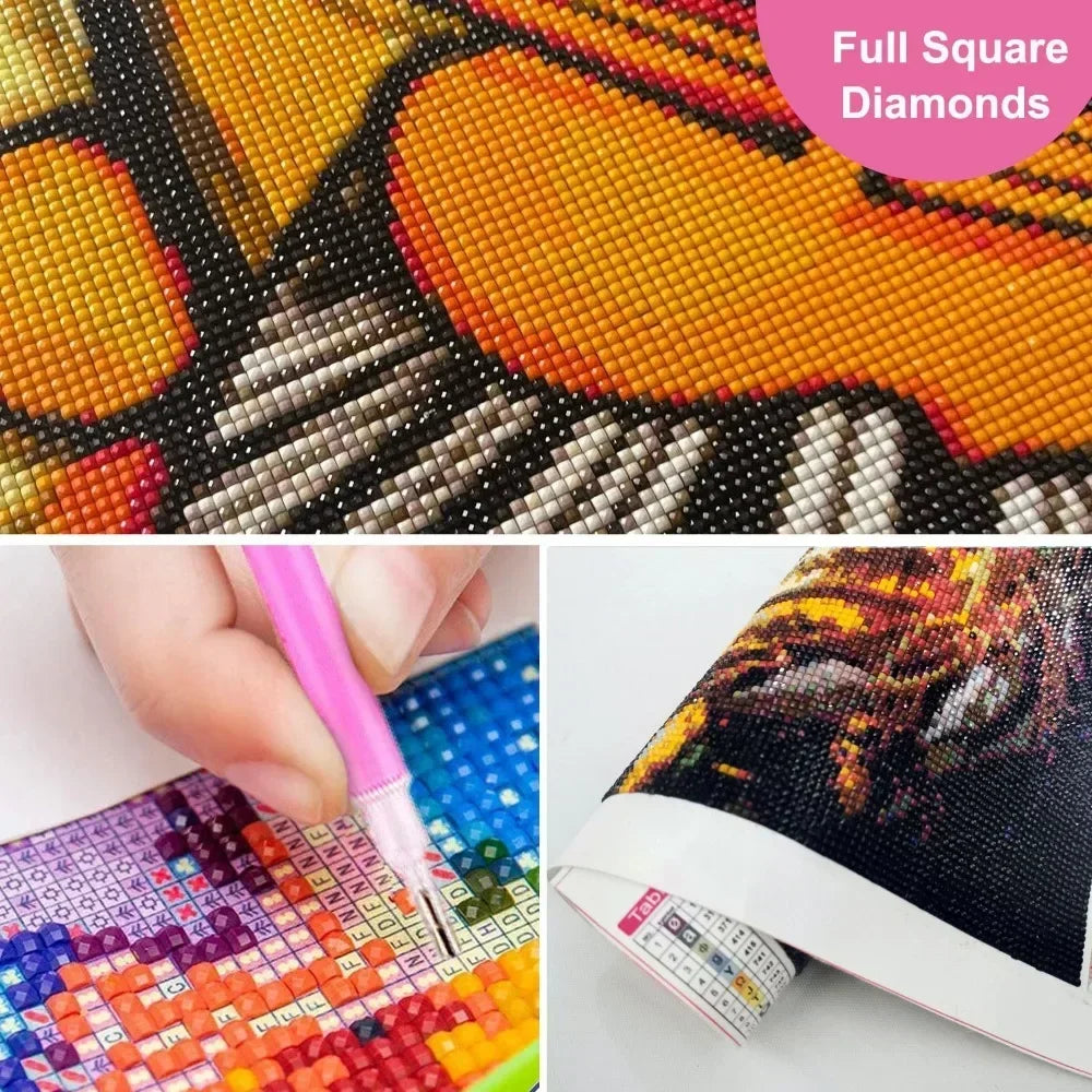Little Red Panda 5D DIY Diamond Painting Mosaic Embroidery Cross Stitch Picture Rhinestone Handmade Craft Home Decor