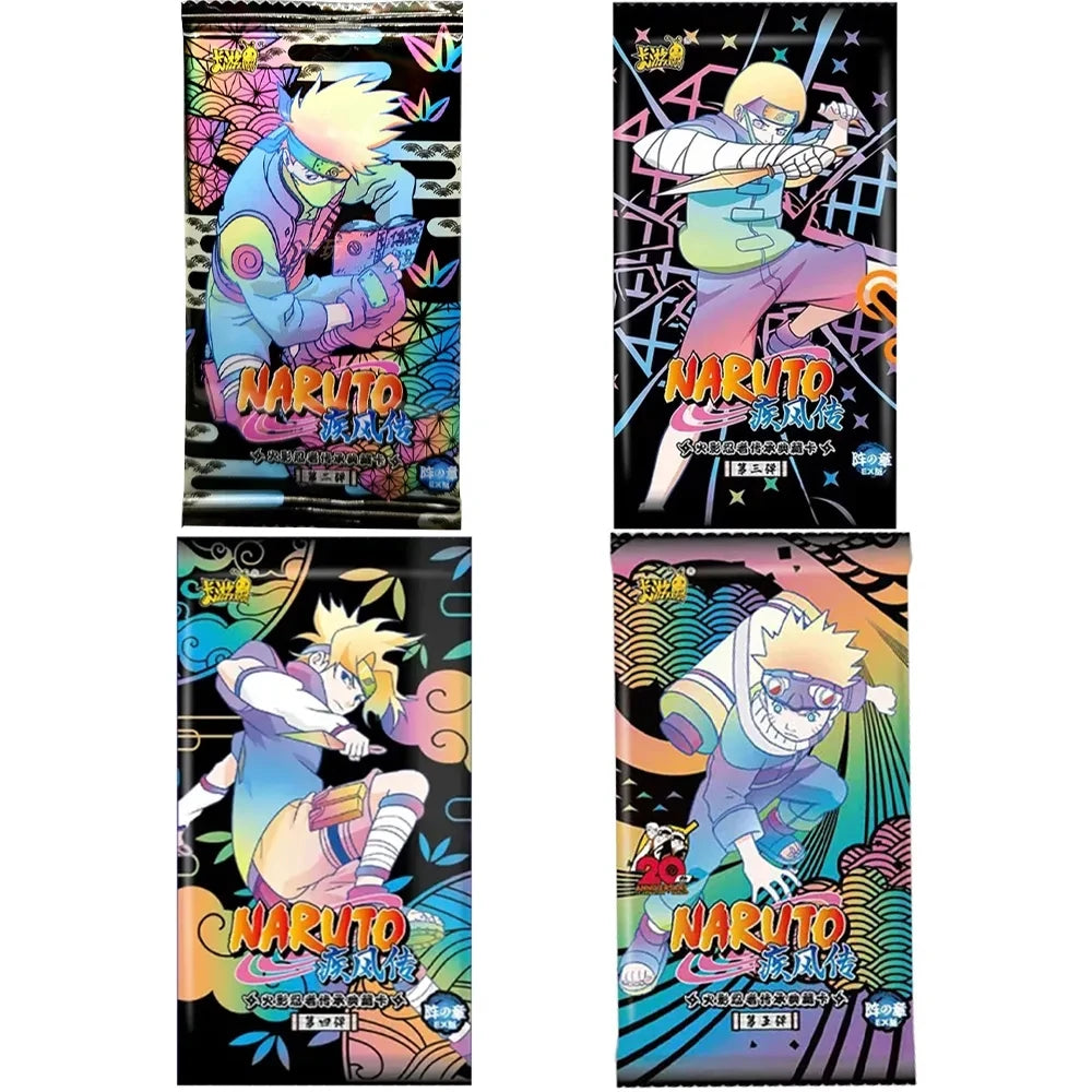 KAYOU Naruto Card Rare EX Packs Chapter Of The Array Box Added SE BP SP Collection Cards Toy For Children Birthday Gift byChildr