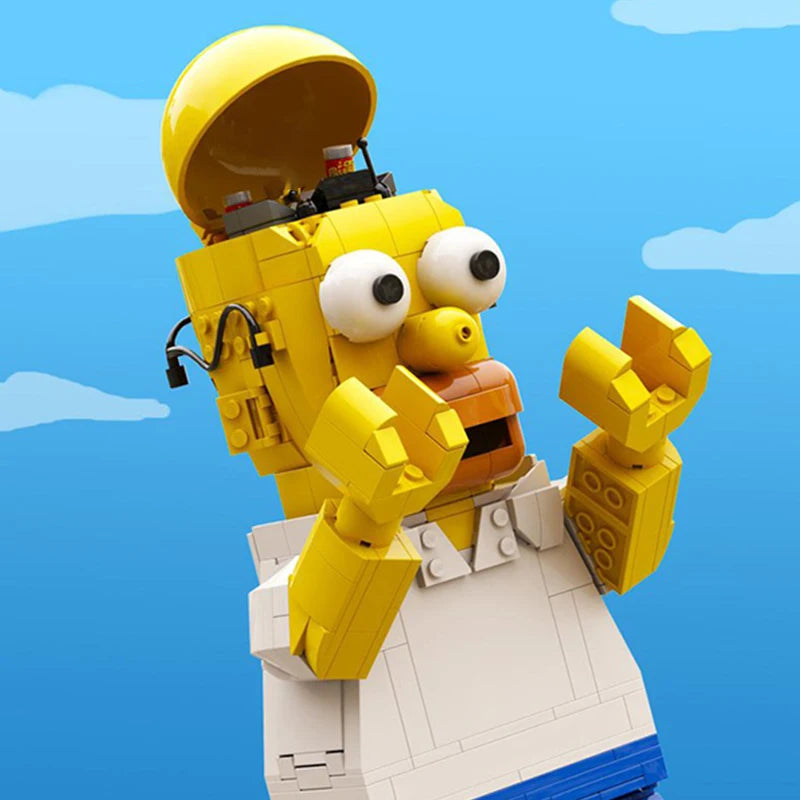 720PCS MOC Collectible figures Homering Minifigure  Modular Toys Kid Gift Creative Educational Blocks Diy Model Building
