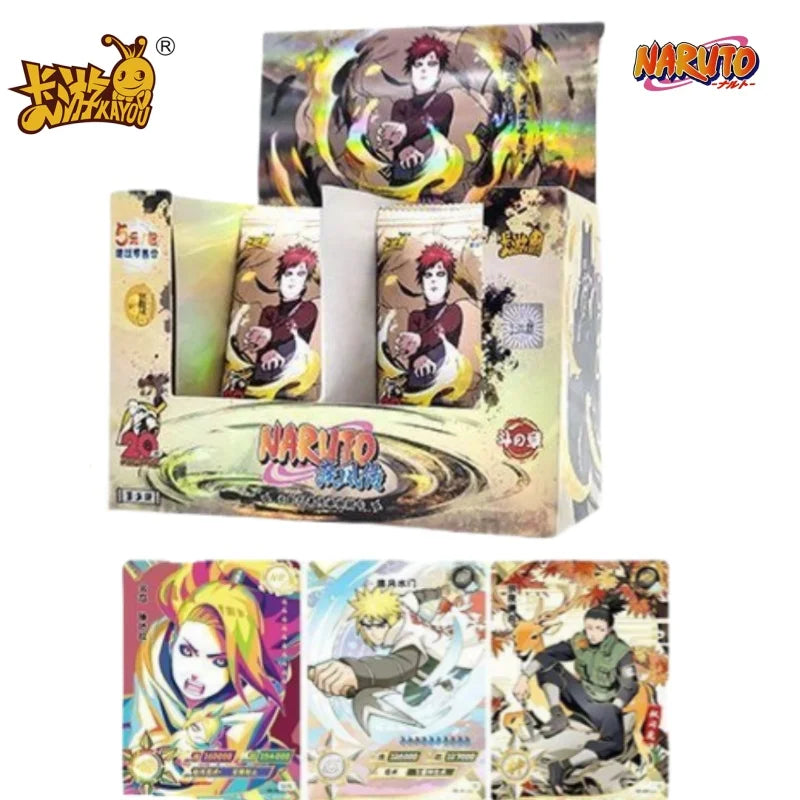 KAYOU Genuine NARUTO Card Fight Chapter Full Series Card Game Collection Card Cartoon Children's Toys Surrounding Holiday Gifts.