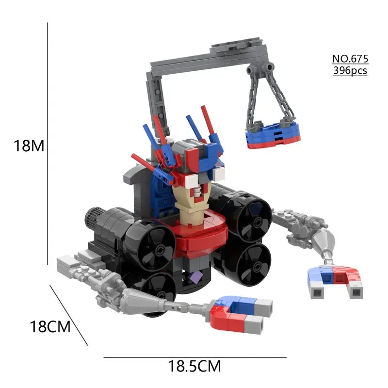 Christmas toys Skibidi Toilet The Audio Man and Camera Titan Man Speakerman Moc Building Blocks For lego Toys DIY Bricks Toy Set