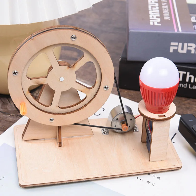 DIY Mini Hand Crank Generator  Intelligence Development  Science Experiment Kit & Education Model Toy For Children Gift Toy