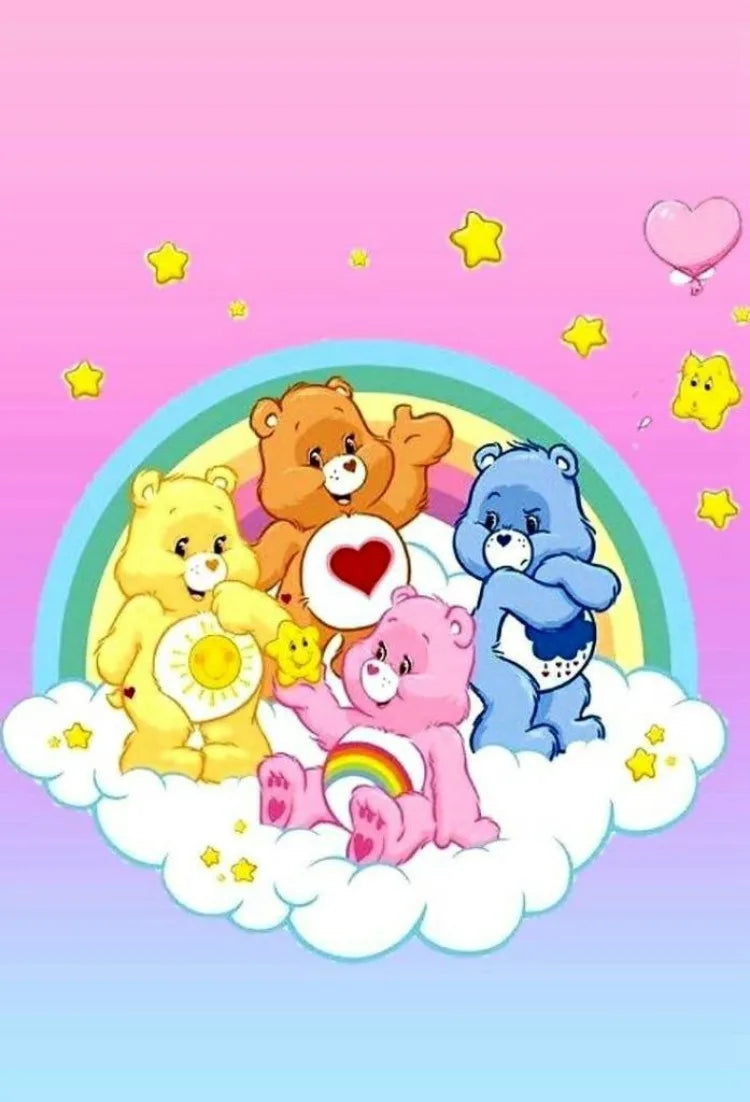 Cute Rainbow Bears Diamond Painting Pictures Puzzle Cross Stitch Mosaic Embroidery Wall Decoration 5D DIY Art Gift Offers