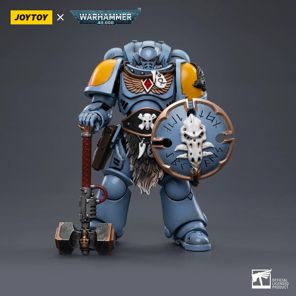 [IN STOCK] JOYTOY Action Figure Warhammer 40K 1/18 Space Wolves Claw Pack Sigyrr Stoneshield Anime Figures Toys Collection Model