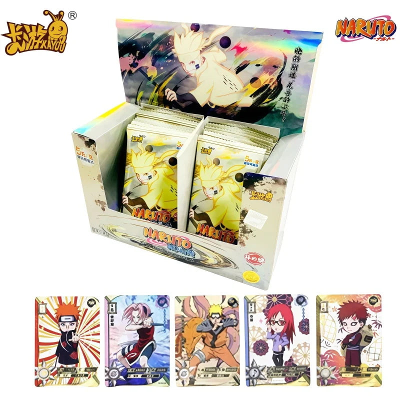 KAYOU Genuine NARUTO Card Fight Chapter Full Series Card Game Collection Card Cartoon Children's Toys Surrounding Holiday Gifts.