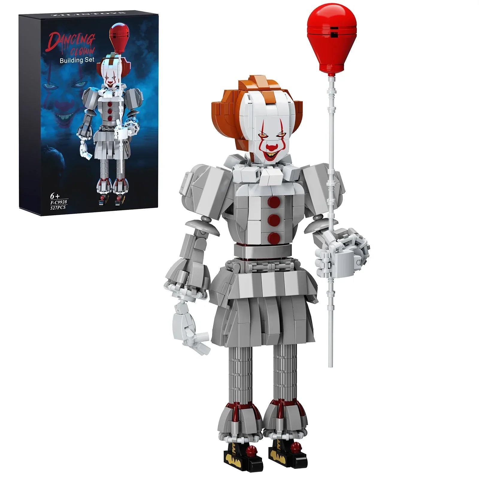 MOC Stephen King's It Movie Figure Pennywises Building Block Set Doll Terror Halloween Gifts for Children(525 PCS)