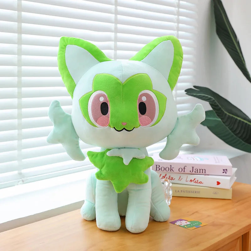 30/60cm Large Sprigatito Quaxly Pokemon Plush Toy Anime Doll Cute Pillow Fuecoco Pokémon Plushie Stuffed Gift for Kids Christmas