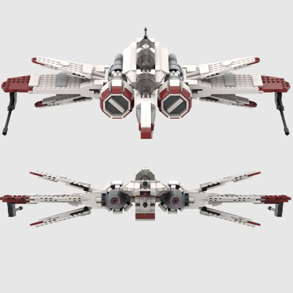 MOC ARC-170 Star fighter Assembled  V-Wing Reconnaissance Aircraft Super Aircraft Star fighter Block Assembled Block Gift Toy