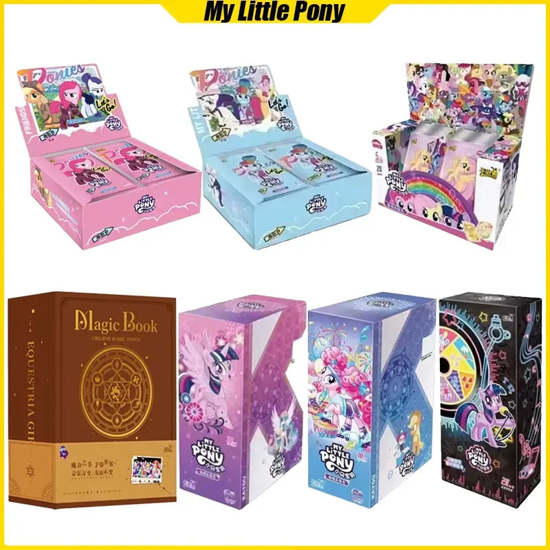 Genuine KAYOU My Little Pony Card Game My Little Pony Cards Box Friendship Forever Flash Card Rare SC SGR Cards Toy Gift