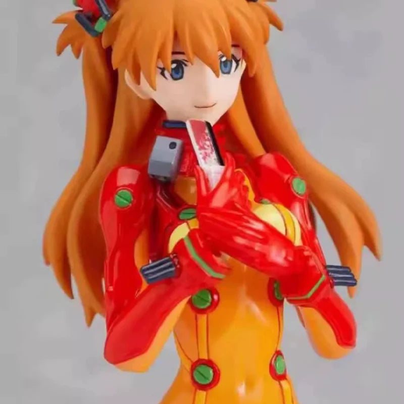 Max Factory figma 084 Soryu Asuka Langrey figma 079 Makinami Mari Illustrious figma 019 Ayanami Rei Action Anime Figure Toy gift