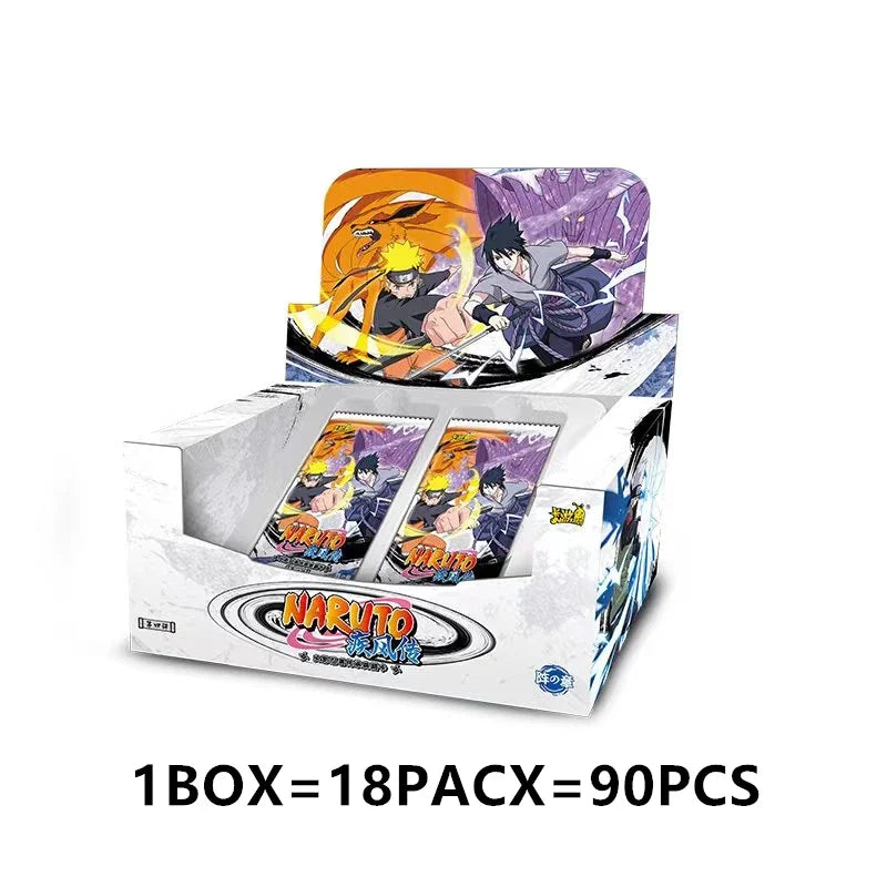 KAYOU Naruto Cards Vortex Collectible Card Games Anime Party Playing Toys Kids Album Collection Children Gift Hobby Boxes Paper