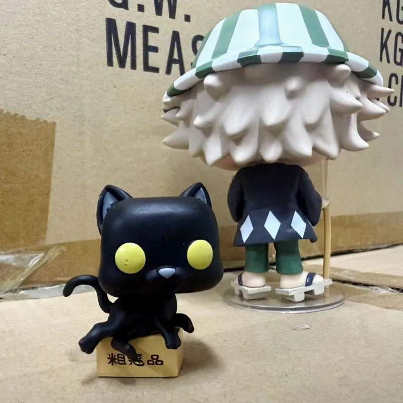 BLEACHS Urahara Kisuke1613 Shihouin Yoruichi 1612  Black Dog with A Hat Action Figures Gifts Anime Model Toys Desktop Ornaments