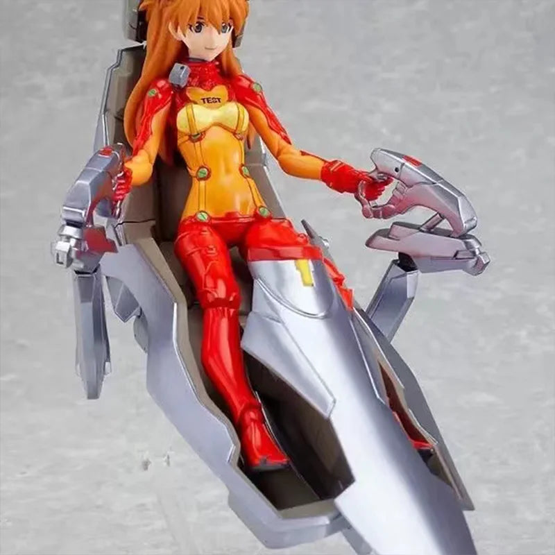 Max Factory figma 084 Soryu Asuka Langrey figma 079 Makinami Mari Illustrious figma 019 Ayanami Rei Action Anime Figure Toy gift