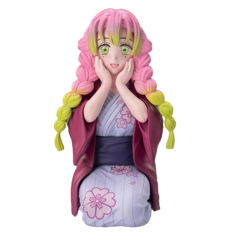 In Stock Sega Original Demon Slayer Kanroji Mitsuri Premium Chokonose Figure Katanakaji No Sato Hen Kawaii Anime Model Toy Gift
