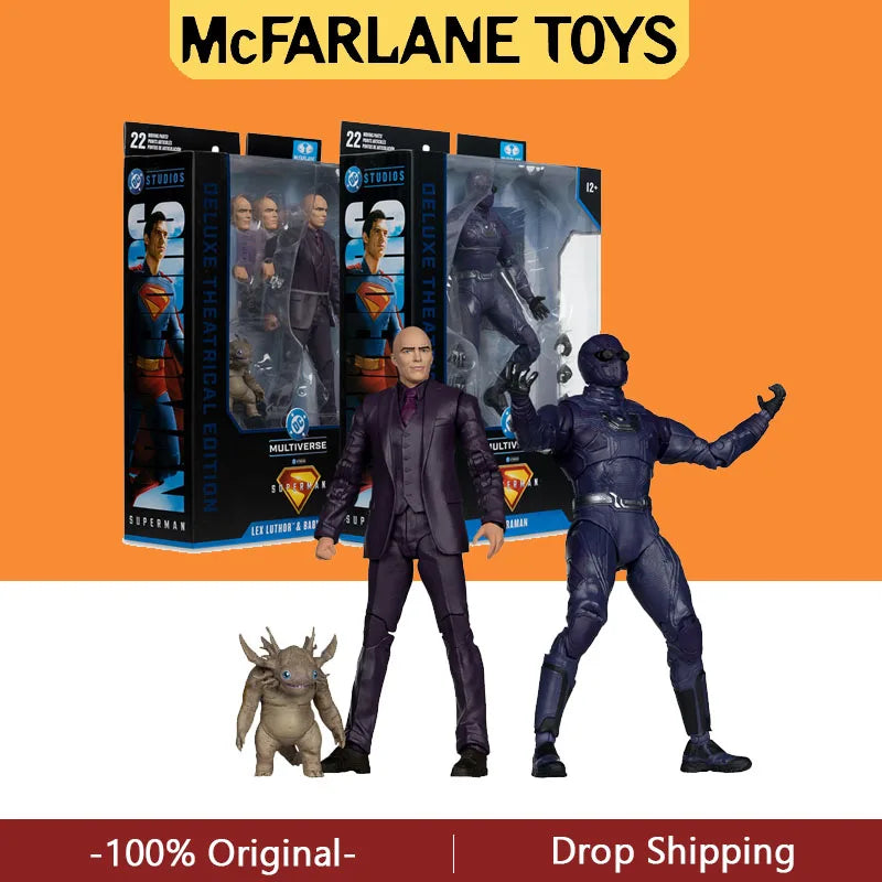McFarlane Toys  Superman Movie Deluxe Theatrical Edition Bundle (2) 7" Figures 18cm Action Figure DC Direct Model doll