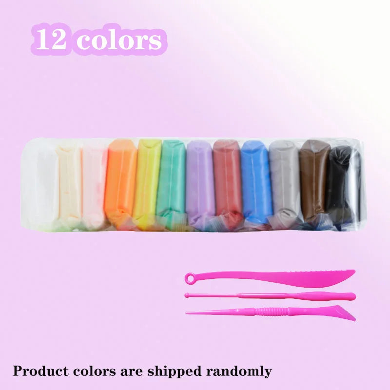 36 Color Clay Air-dried Clay Set, Ultra Light Plastic Clay With Carving Tools, DIY Crafts Gifts for Friends