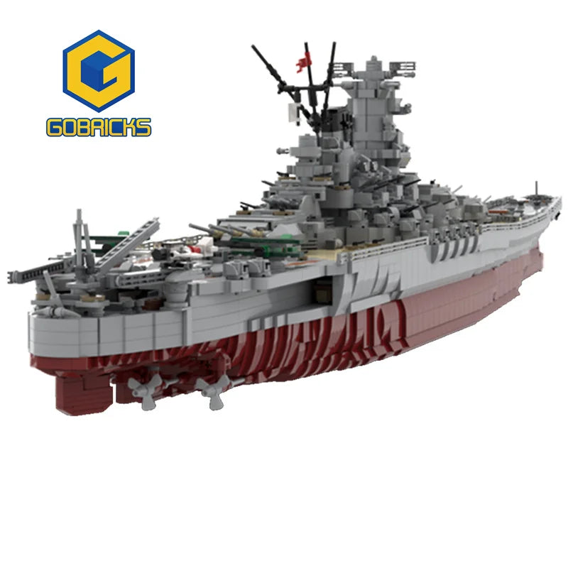 Gobricks Space Battleship Yamato Model Series Blazers Japan MOC Building Blocks Assembly Movie Collection Bricks Kids Toys Gifts