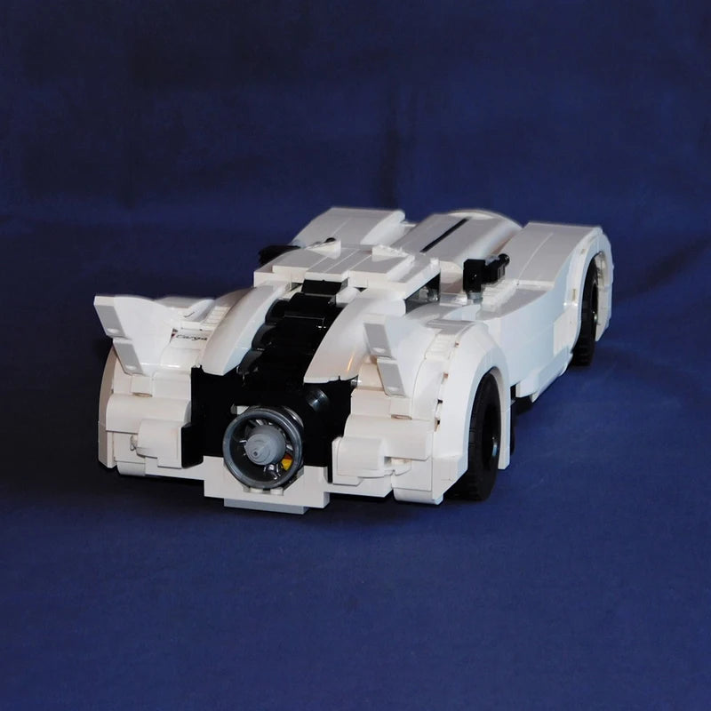 NEW Creative Expert The ICONIC MOC - #BatWhite 1989 Batmobil Cars Modified Building Blocks Bat Cars Model DIY Bricks Toys Gifts
