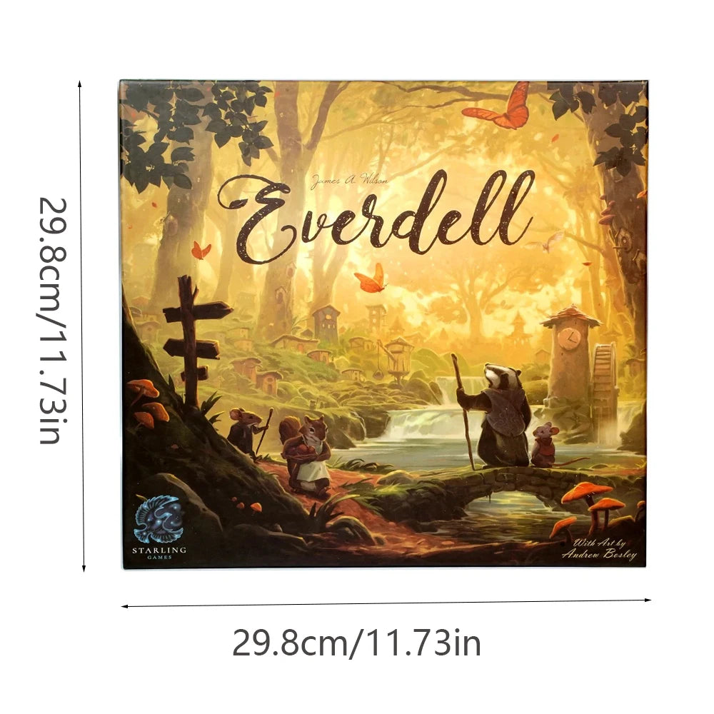 Everdell Strategy Board Game | Forest City-Building Card Drafting | Family Game Night | 1-4 Players,Birthday Gift For Kids
