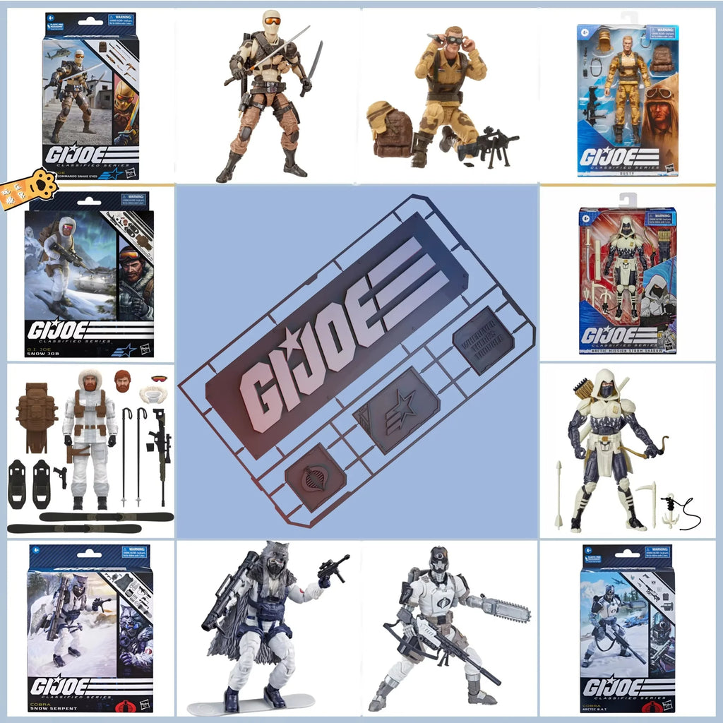 G.I.Joe Classified Series 6-Inch Action Figure Snow Serpent /Range-Viper /Cobra Eel Crimson Viper Etc Collection Jmodel Toys