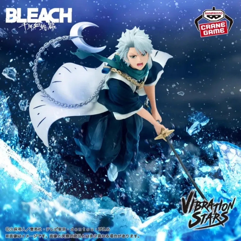 In Stock BANDAI BANPRESTO BLEACH VIBRATION STARS Hitsugaya Toushirou Anime Figure Toys 14cm PVC Model Collector Birthday Gift