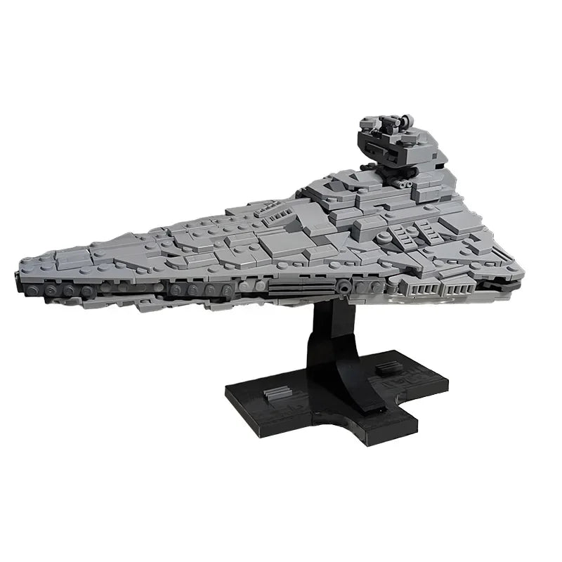 609PCS MOC Starship Series Midi-Scale Imperial Star Destroyer Building Blocks Spaceship Model Diy Creative Educational Toy Gift