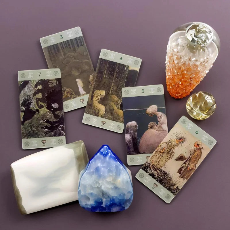 John Ball Tarot，Portable Tarot，Perfect for party games、Halloween and Christmas gifts，For emotional healing、Self-discovery and Af