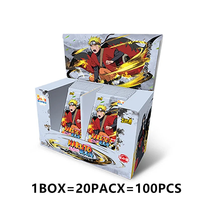 KAYOU Naruto Cards Vortex Collectible Card Games Anime Party Playing Toys Kids Album Collection Children Gift Hobby Boxes Paper