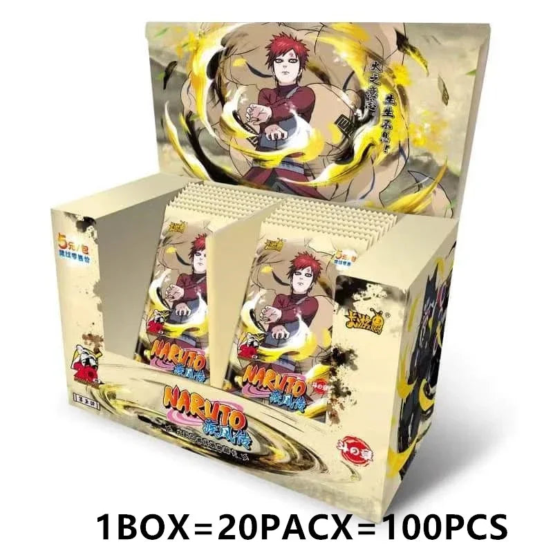 KAYOU Naruto Cards Vortex Collectible Card Games Anime Party Playing Toys Kids Album Collection Children Gift Hobby Boxes Paper