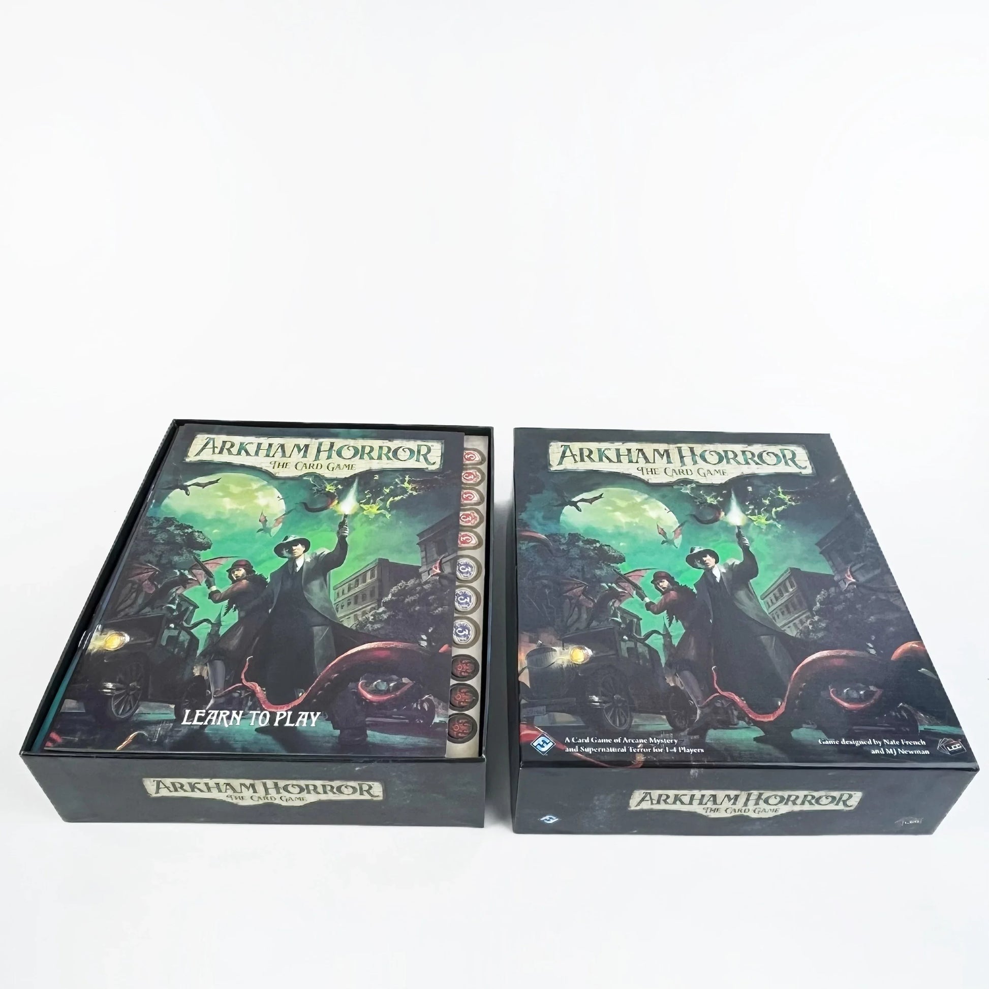 Arkham Horror: The Card Game - 1-2 Player Co-Op Lovecraftian Strategy, 60-120 Min Horror Mystery Adventure w/ Cosmic Doom Theme