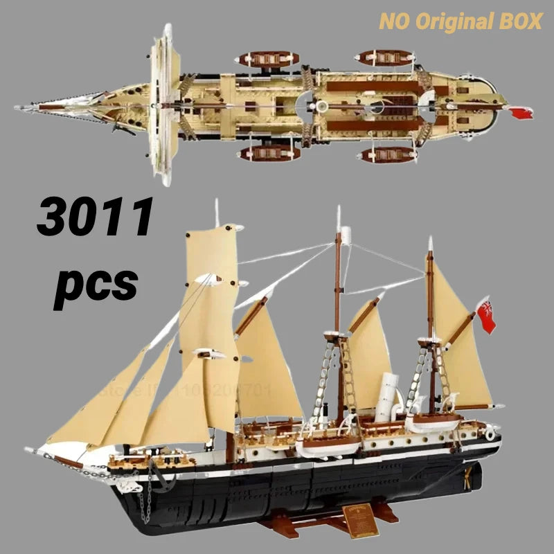 The Endurance Explorer Ship 10335 Assemble City Bricks 3011pcs New 2025 Moc Building Blocks Diy Toys For Children Christmas Gift
