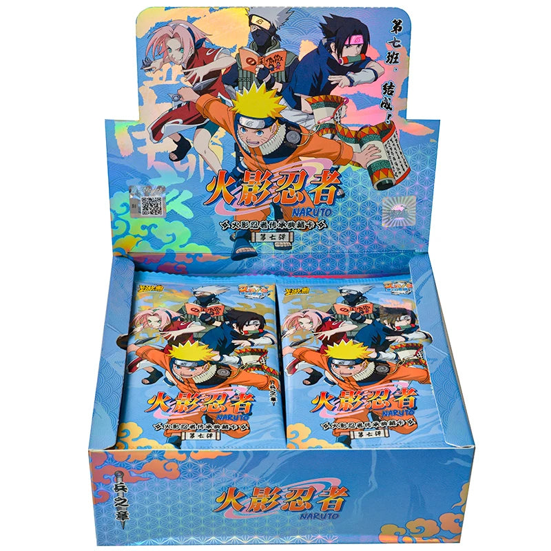 15Style Hot KAYOU Genuine Original Box Naruto Anime Characters Collection Card Classical Battle Game Children Gift Ninja Realm