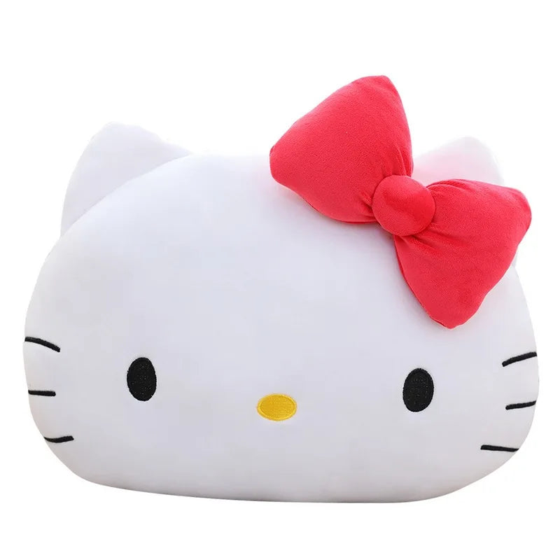 38cm Sanrio Hello Kitty Pom Pom Purin Keroppi Badtz-maru Cartoon Kt Cat Warm Hand Plush Pillow Doll Cushion Stuffed Plushie Toy